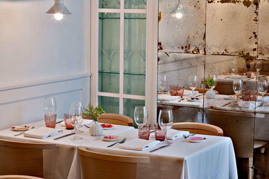Comedor del restaurante Villoldo Madrid