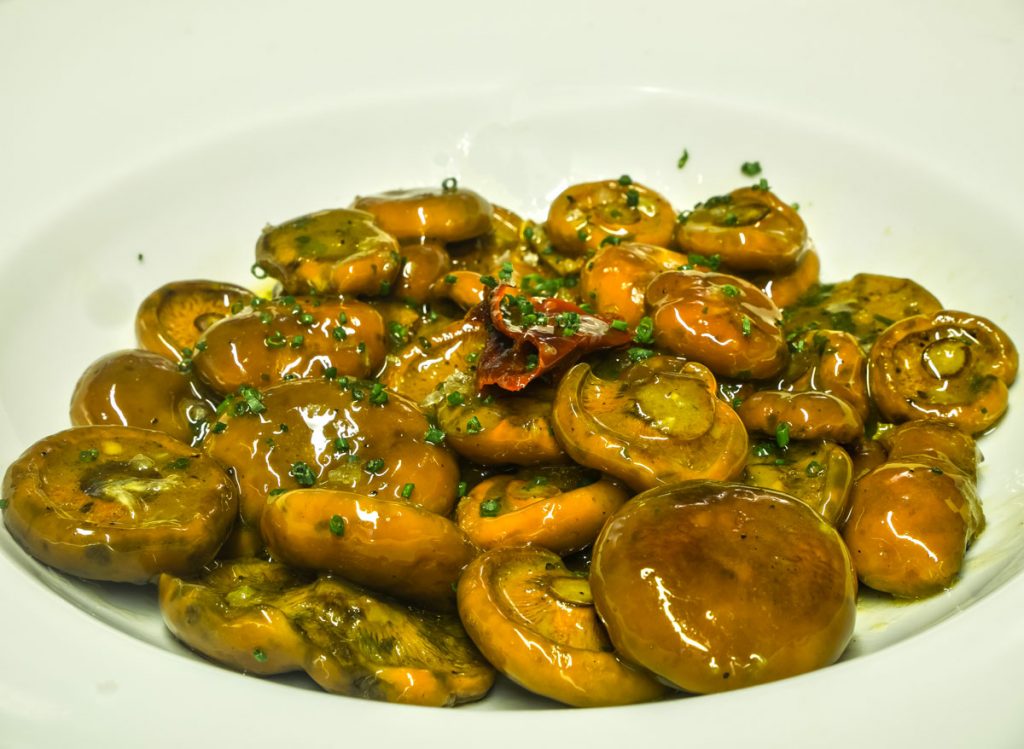 Níscalos en Villoldo Casa de Comidas Madrid