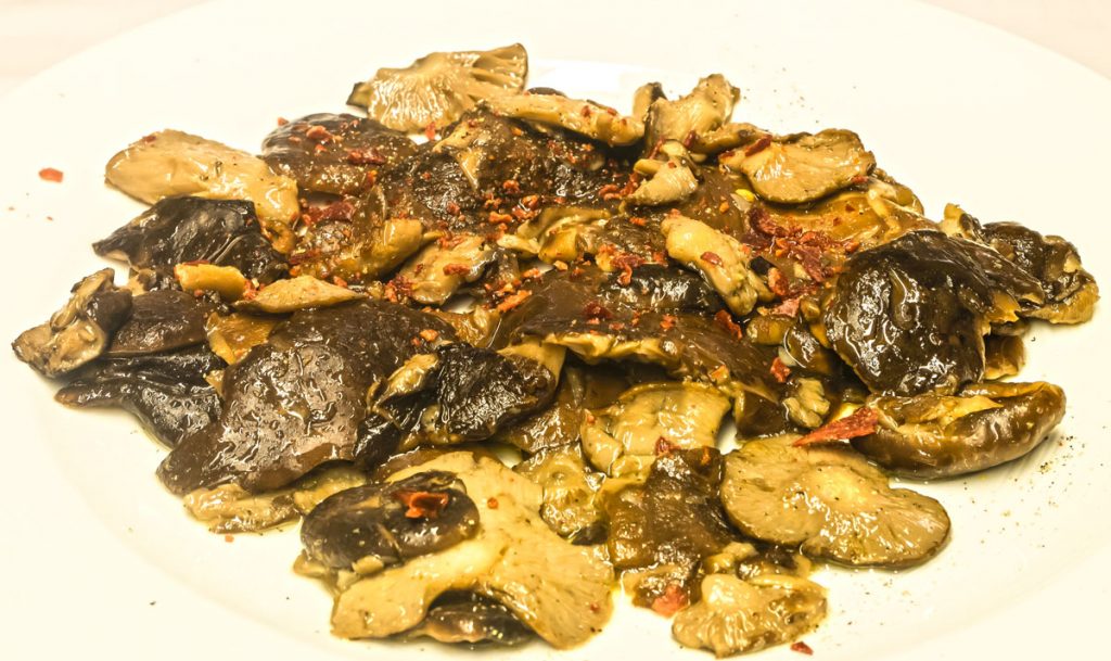 Setas de cardo en Villoldo Casa de Comidas Madrid