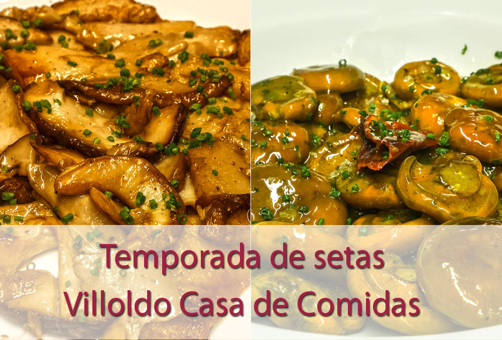 Temporada de setas en Restaurante Villoldo Madrid